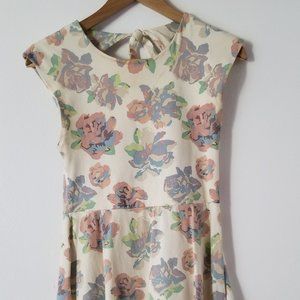 GUC - Aritzia Talula M Floral Mini Skater Dress